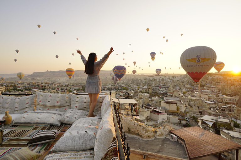 Cappadocia: Terrace Photo Spot With Balloon Flight View Basic Photography