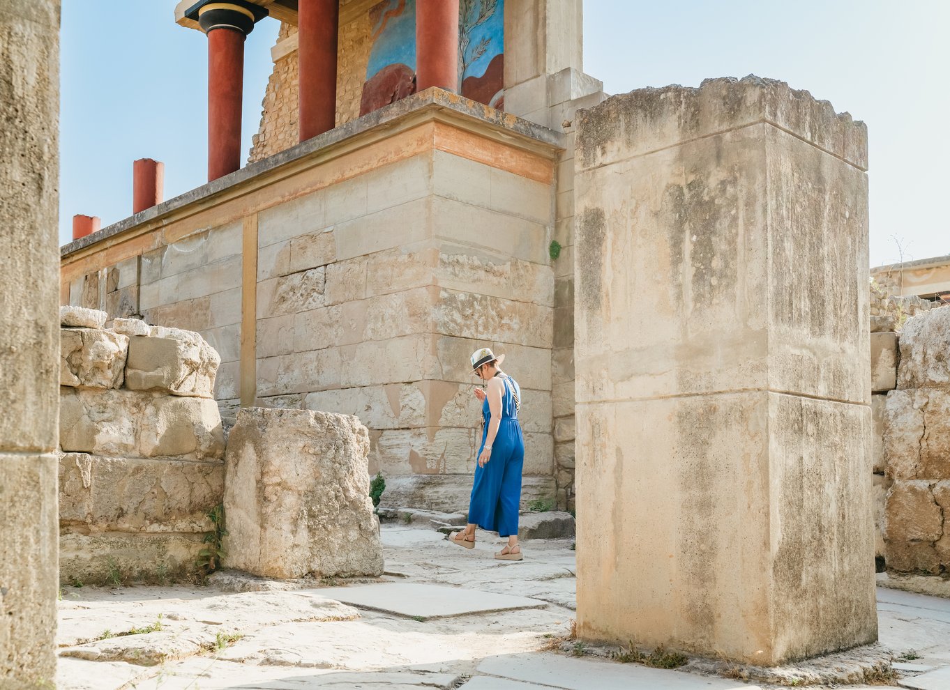 Knossos: Knossos-paladset - guidet byvandring uden kø