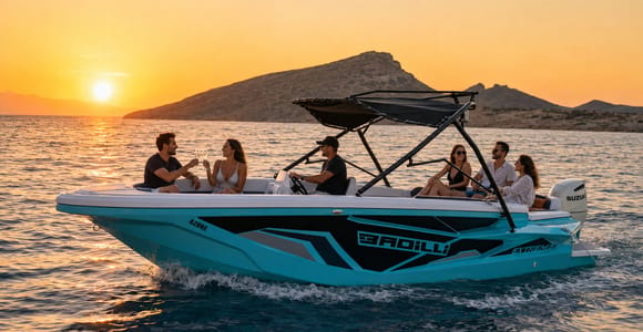 Rhodes: Private Sunset Cruise with Champagne