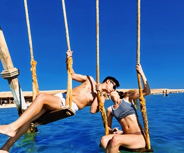 Hurghada: Viagem de 1 dia à Baía de Orange com desportos aquáticos e almoço
