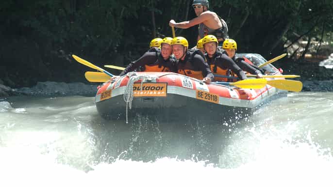 dinterlaken rafting de 4 heures sur la rivière simme