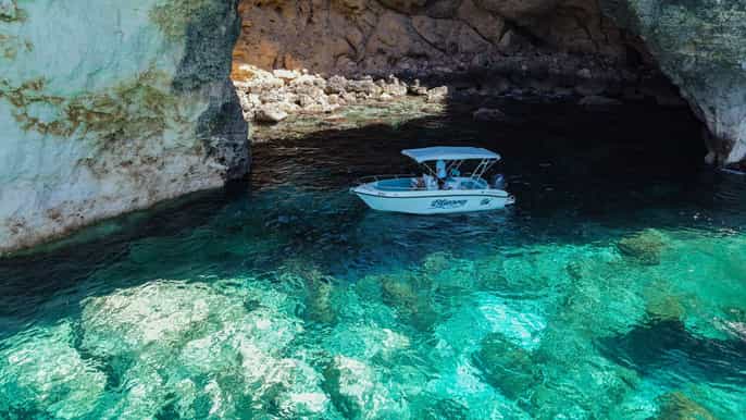 Blå lagunen: Fantastisk båttur runt Comino och Gozo