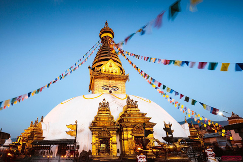 Alla scoperta di Kathmandu: tour in autobus delle principali attrazioni della città di un&#039;intera giornataDa Kathmandu: tour in autobus delle attrazioni principali della città