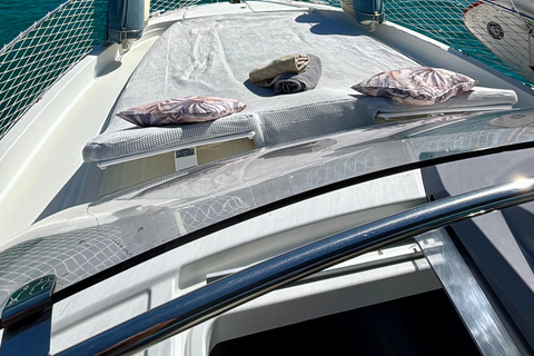 Ibiza: Ses Salines Beach Motorboat Tour with 4 Stops 4 Hours