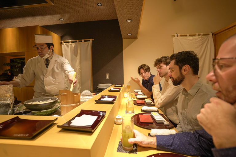 Hochwertiges Sushi &amp; Tempura-Essen in Ginza