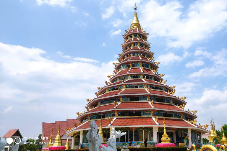 Chiang Rai : White & Blue temples and Emerald Bhudda story. Join Chaing Rai