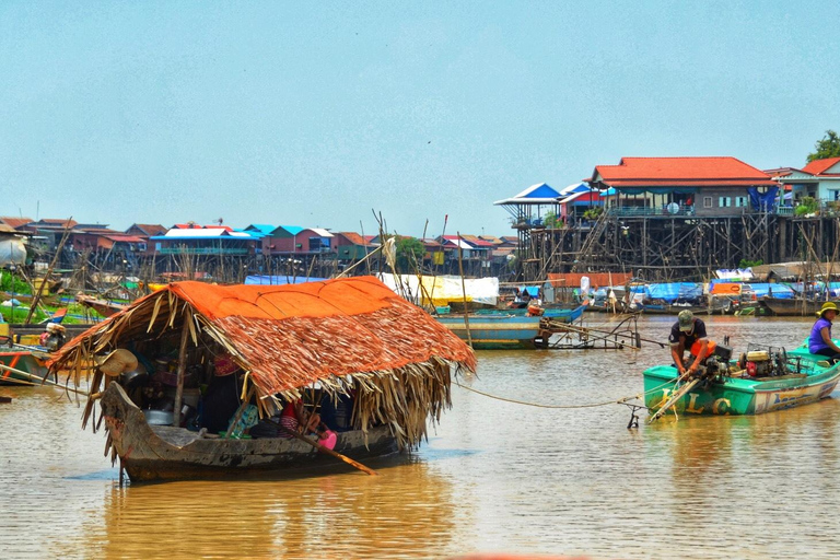 Siem Reap: Crucero por el Pueblo Flotante de Tonle Sap y Granja de Lotos