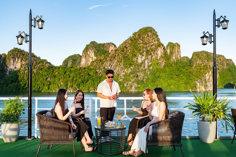 5-Star Ha Long Day Cruise with Jacuzzi, Lunch & Free Drink Day Cruise With Meal