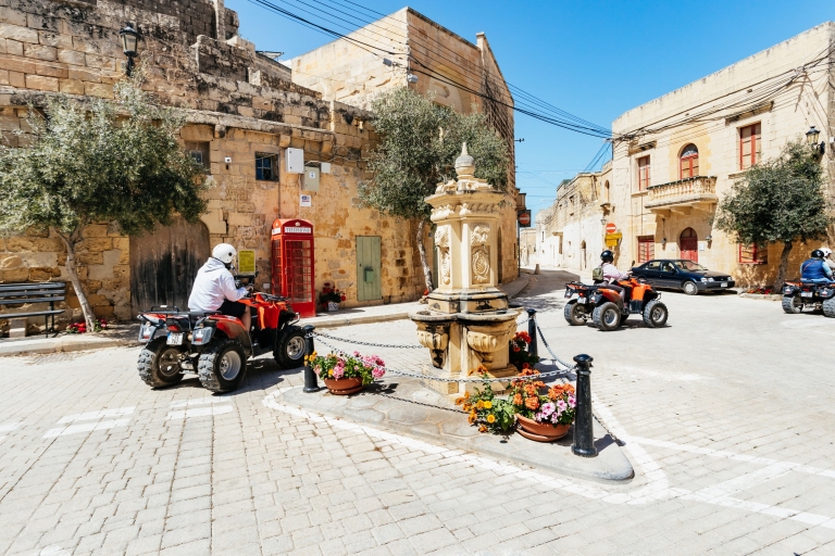 From Malta: Gozo Full-Day Quad Tour with Lunch and Boat Ride Quad for 2 People
