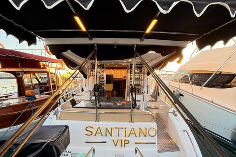 Side: Luxury Private Yacht Trip with Hotel Transfer 4 Hours Luxury Private Yacht Trip with Hotel Transfer