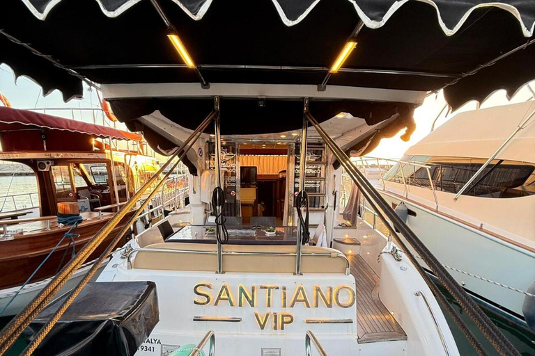 Side: Luxury Private Yacht Trip with Hotel Transfer 4 Hours Luxury Private Yacht Trip with Hotel Transfer
