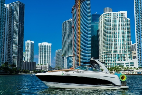 Private Boat Tours in Beautiful Bay Side Miami 29' Chaparral Private Sightseeing Tour