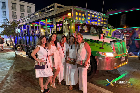 Cartagena Chiva Rumbera Night Party Bus Tour with Music & City Highlights Chiva Rumbera Cartagena Night Party Bus Tour with Music and City Highlights