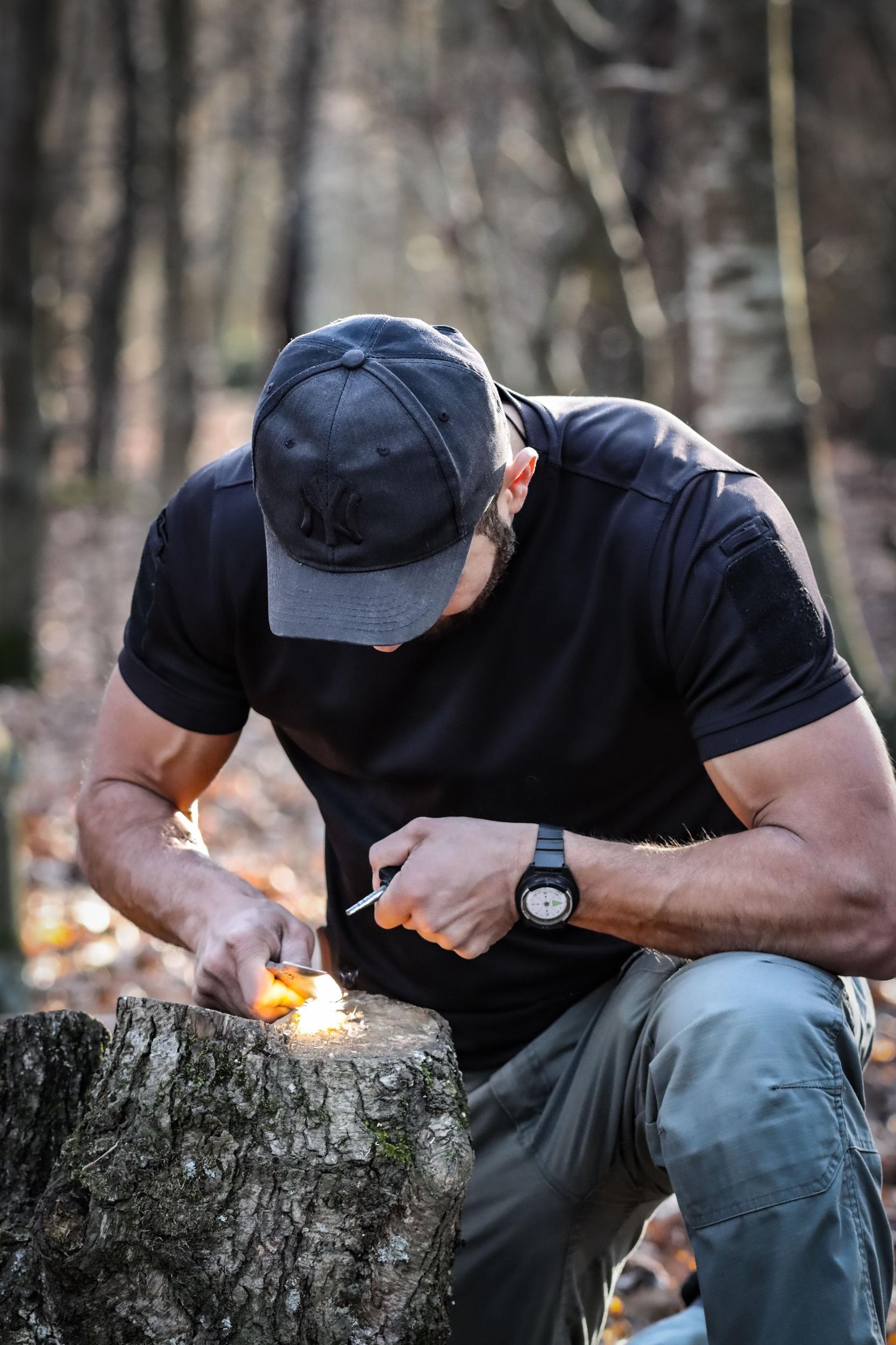 Otterlo: Bushcraft-Workshop im Veluwe-Wald