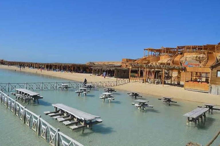 Hurghada : Tour de día completo compartido a la isla de Orange Bay