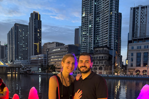 Manila night cruise, night life, foodie tour and 3d theather Solo traveller