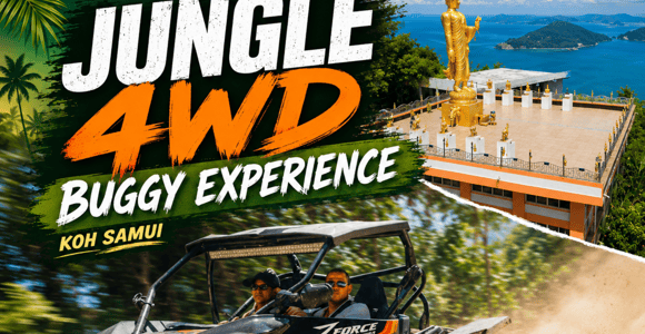 Koh Samui: Remote Jungle 4WD Buggy Tour with Mountain Views