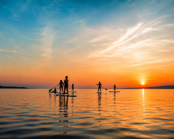 Sunrise Stand Up Paddle Board With DRONE SHOOT