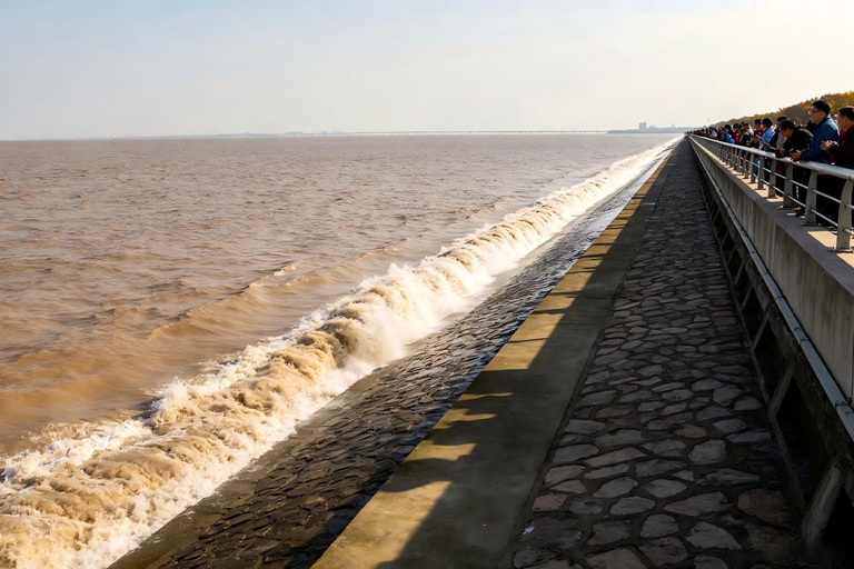Hangzhou Qiantang River Tidal Bore Tour Yanguan — The Classic Single-Line Tide