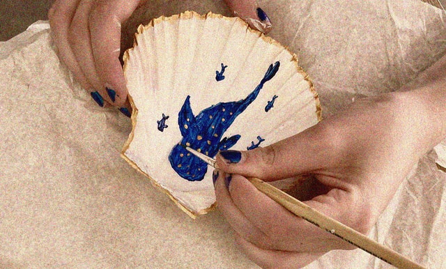 Venice: Paint Your Own Lagoon Shell