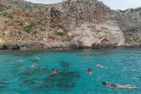 Mallorca: Caves, Cliffs, and Coves Boat Trip Tour with Santa Ponsa Pier Meeting Point 1:45pm