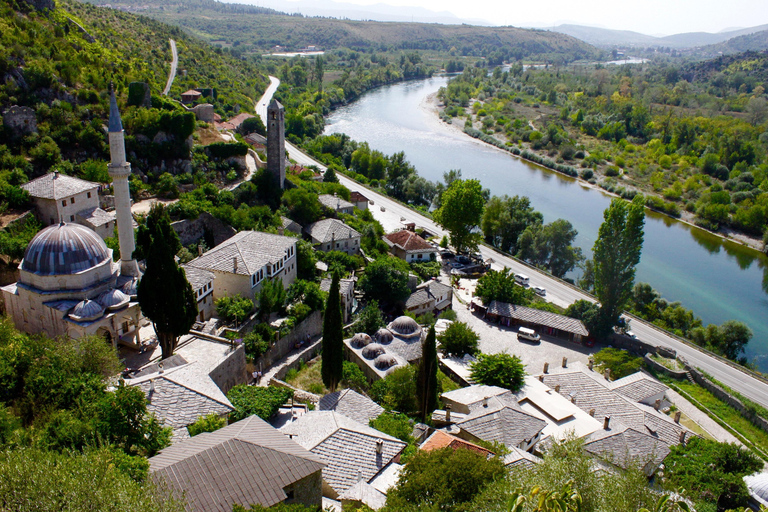 Sarajevo : Mostar, Konjic, Blagaj, Pocitelj, chute d&#039;eau, déjeuner