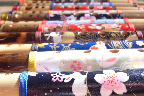 Tokio:flet z uchwytem na pałeczki,wybór,lekcja,występ na żywo