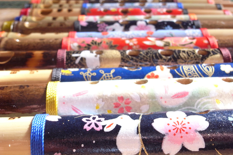 Tokio:flet z uchwytem na pałeczki,wybór,lekcja,występ na żywo