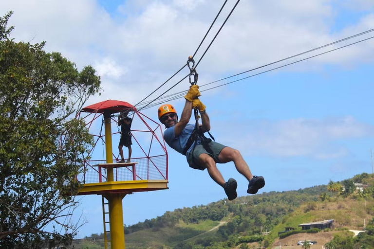 Río Grande : Zipline dans la forêt tropicale