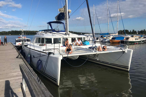 Helsinki: Private Catamaran Sailing in up to 15 pax