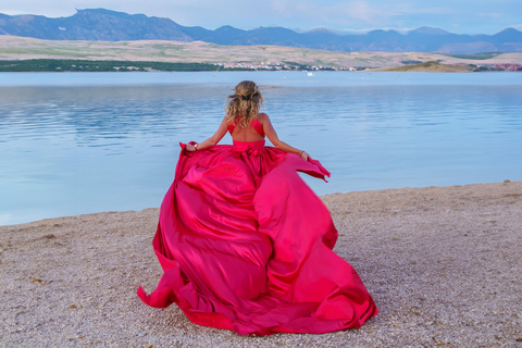 Private Flying Dress Photo Session in Split, Croatia