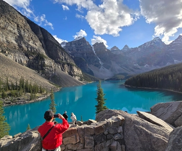 Calgary: Shuttle naar Moraine Lake en Lake Louise