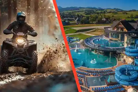 Zakopane: Quad con Piscinas Termales y Traslado al Hotel