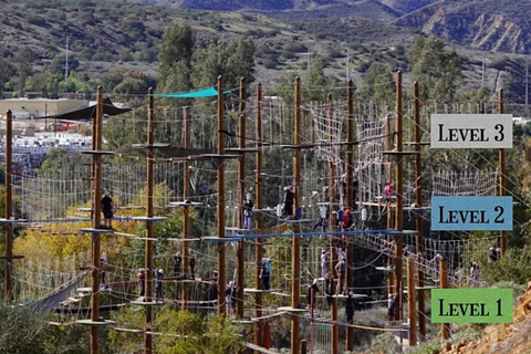 Corona: Customizable Sky Gym Ropes Course Adventure Sky Gym Ropes Course Adventure All Levels