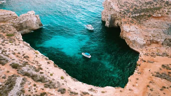 Mellieha: giro di Comino, Laguna Blu e crociera panoramica di Gozo