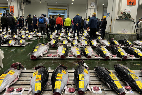Tokyo Morning Tuna Auction Tour – From Standard to Vip Floor VIP: Tuna Auction Observation & Breakfast in Sushidai