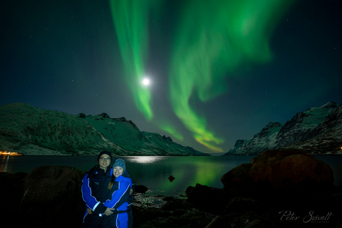 Tromsø: Nordlicht-Tour mit Abendessen und Heißgetränken