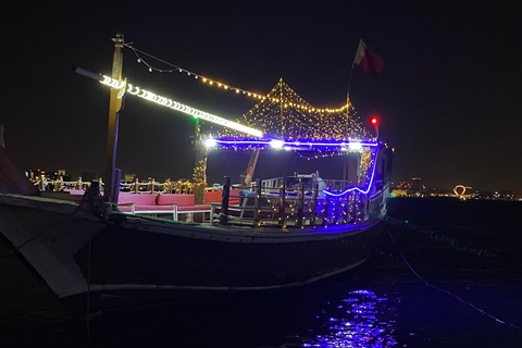 Doha: Sunset Dhow cruise including Pickup and Drop off