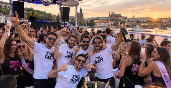 Prague: Stag Party Package with Boat Party & Clubs