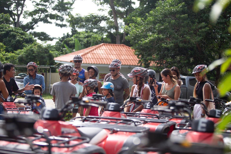 ATV Tour zum Big Buddha Aussichtspunkt und Zipline AbenteuerZipline 18 Stationen