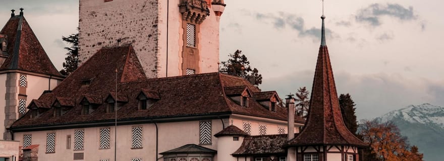 Interlaken : visite des châteaux du lac de Thoune avec billets d'entrée