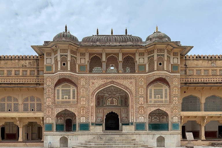 Jaipur: Full-Day Pink City Tour with Masala Tea Tour by Car and Driver with a Guide