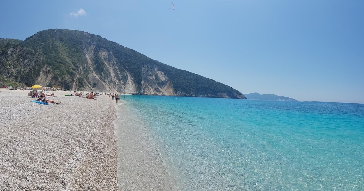 Shorex Melissani Grottan Och Myrtos Beach Badstopp GetYourGuide