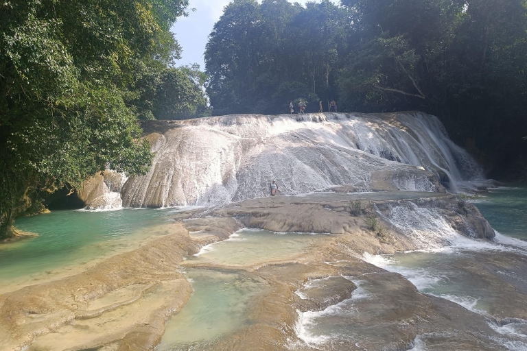 Palenque Archeological zone and Roberto Barrios Waterfalls Palenque archeological zone and Roberto Barrios waterfall