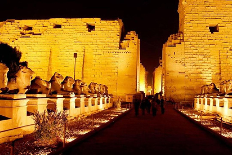 Billet QR pour le spectacle son et lumière du temple de Karnak avec transfert