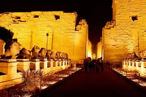 Karnak Temple Sound & Light Show QR biljett med transfer
