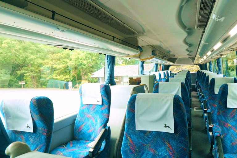 Depuis Nara : visite en bus d&#039;une demi-journée au patrimoine de l&#039;UNESCO&amp;Mt. Wakakusa12:35 Kintetsu Nara Station