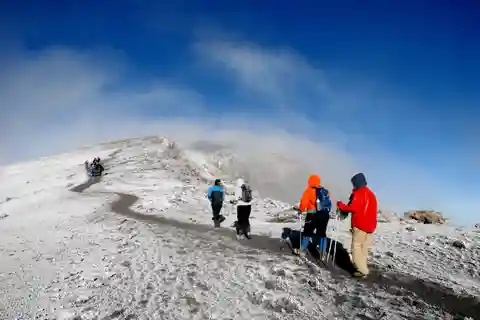 7 giorni di scalata del Kilimangiaro attraverso la via Lemosho