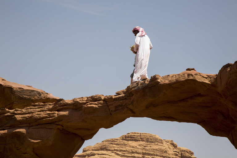 Burdah-Arch- Hiking of the highest stone arches of WadiRum Hiking on the top of Burdah-Arch - day trip