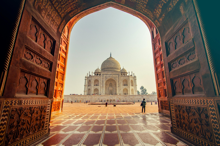 Vanuit Delhi: Taj Mahal en Agra Fort: Dagtrip met de autoAll-Inclusive Tour